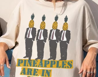 T-shirt Comfort Colors Les ananas sont dans ma tête : produits dérivés animaux en verre