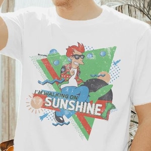 I'm Walking On Sunshine Shirt-graphic tees,futurama shirt,futurama sweatshirt,futurama hoodie,cartoon sweatshirt,bender futurama shirt