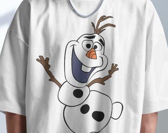 Olaf Frozen Shirt, Disney Cartoon Tee