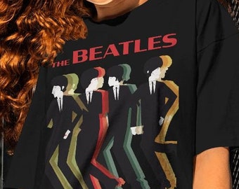 Vintage The Beatles Graphic Tee, Unisex Baumwollmischung