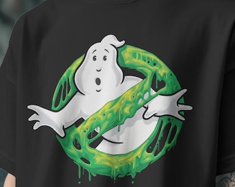 Ghostbusters Graphic Tee, 80er Jahre Film T-Shirt, Unisex Baumwoll-Shirt