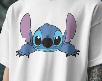 Camiseta gráfica de Stitch, inspirada en Disney