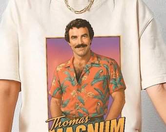 Comfort Colors Thomas Magnum Shirt - Magnum Pi Gifts