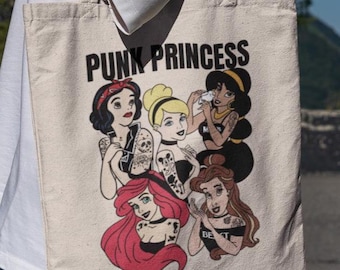 Torba bawełniana Punk Princess Disney