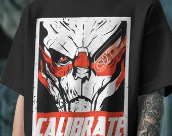 Camiseta de Garrus Vakarian: Camiseta gráfica de Mass Effect