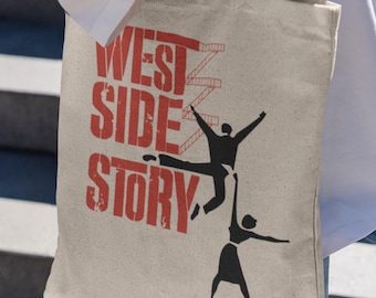 Bolsa de tela de la película West Side Story: regalos para musicales de Broadway