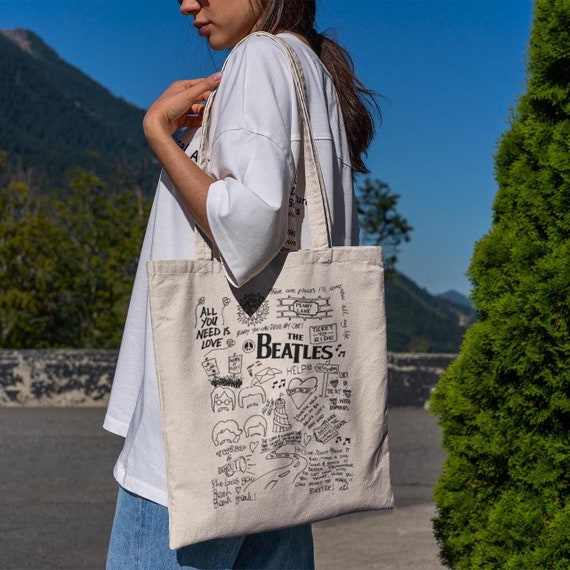 Bolso de mano de los Beatles: bolso de mano con estampado, bolso