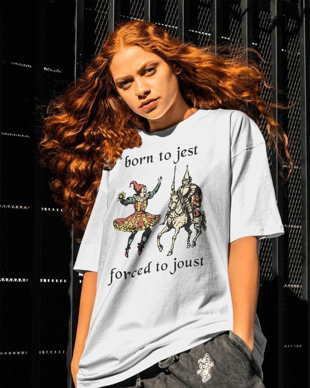 Born to Jest Forced to Joust Shirt - Renaissance Faire Graphic Tee - Etsy