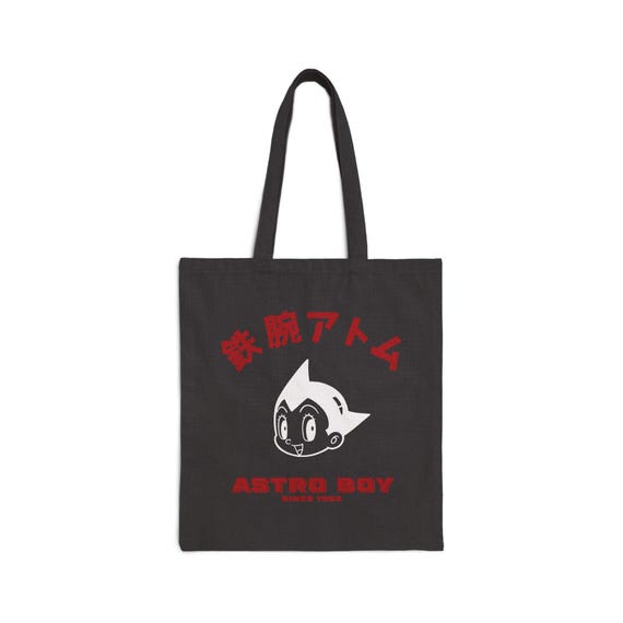 Astro Boy Graphic Tote Bag - Vintage Anime Cartoon Lover Gifts