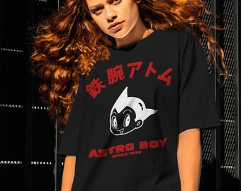 鉄腕アトムTシャツ：レトロアニメグラフィックTシャツ - Etsy 日本