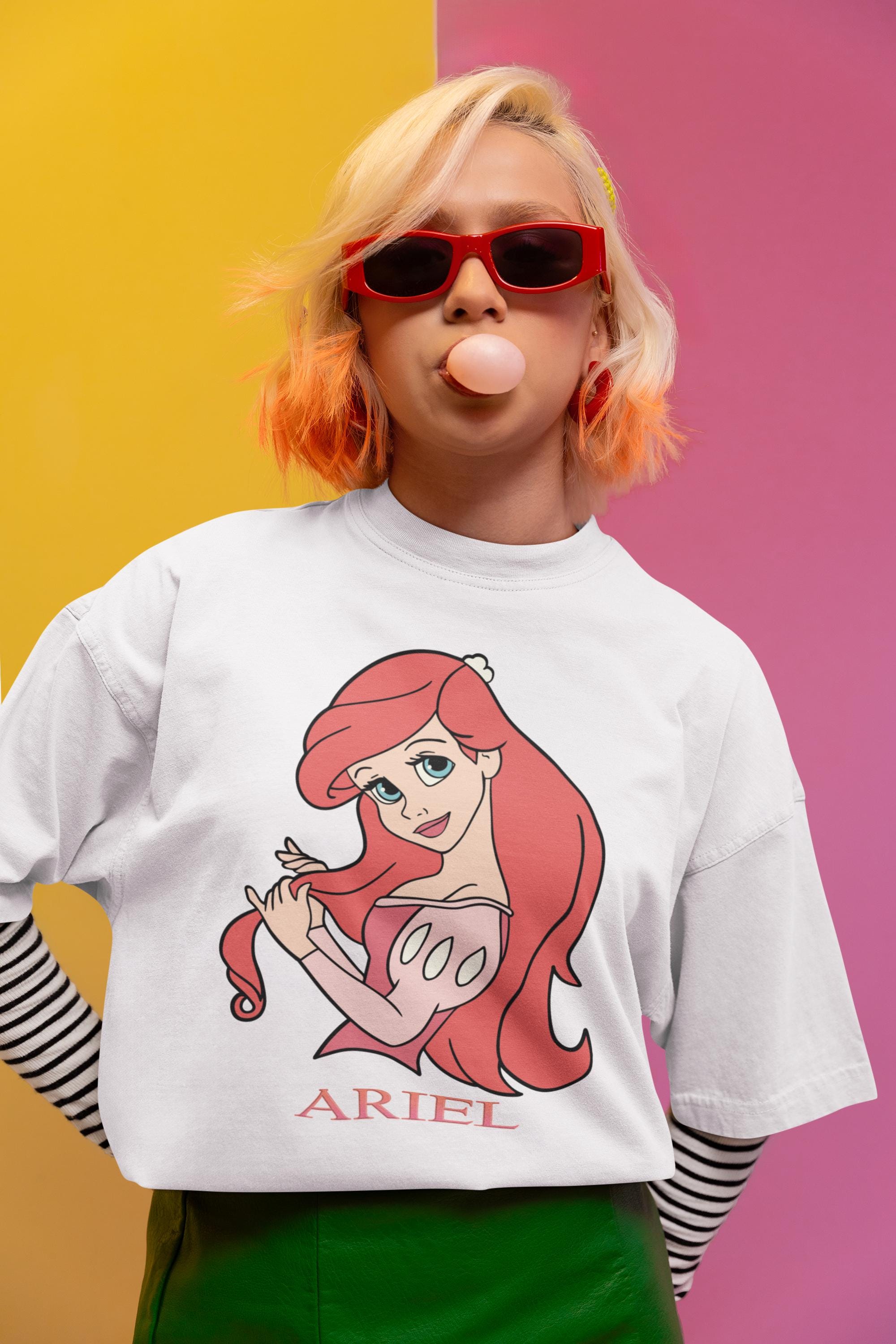 アリエルTシャツ、ディズニープリンセスTシャツ、リトルマーメイド