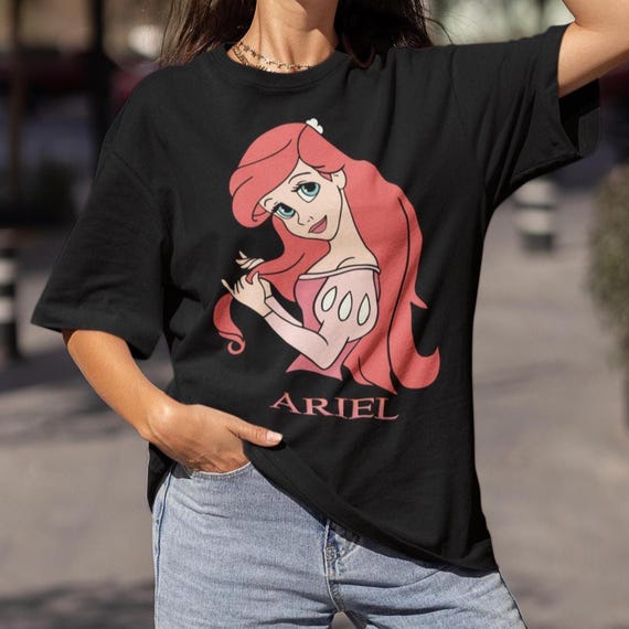 アリエルTシャツ、ディズニープリンセスTシャツ、リトルマーメイド