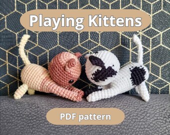 Crochet Kitten Pattern | Amigurumi Cat | PDF Download