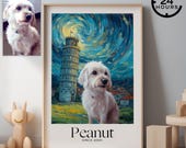 Custom Pet Portrait,Digital Oil Painting Art,Wall Art,Home Decor,Printable Gift