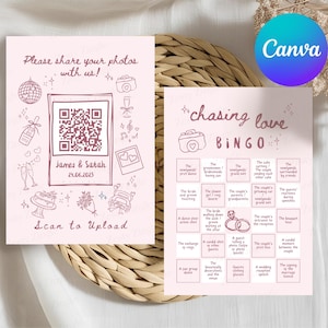 de bingo pour chasse avec photo de mariage | J'espionne le modèle de jeu de charognard de mariage | Capturez l'amour Partage de photos avec des invités | Fête de réception imprimable