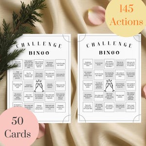 Juego de bingo para bodas no tradicionales / Rompehielos divertidos para adultos / Juegos modernos para iniciar fiestas / Tarjetas de actividades sociales para invitados imprimibles