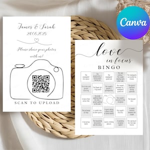 Hochzeitsfoto-Jagd-Bingokarte | Ich Spion Hochzeit Aasfresser Spiel Vorlage | Erfassen Sie die Liebe Gast Bild teilen | Empfang-Party druckbare
