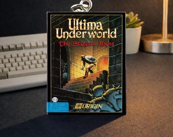 Ultima Underworld - The Stygian Abyss Big Box Keychain | Mini BigBox | Retro Gaming Gift | Nerd & Geek Accessory