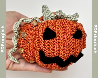 Crochet Fidget Pattern Beaded Halloween Pumpkin, Crochet Fidgets Toy Pattern, Autum Decoration, Beaded Fidget, Fall Crochet Pattern