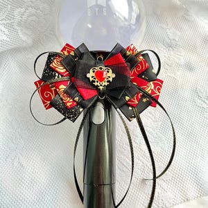 Light Stick Ribbon Bow, Handmade Ribbon Bow, Light Stick Accessory, Bow for all lightstick, Concert Accessory, Bow for all lightstick K-pop