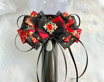 Handmade Light Stick Ribbon Bow: Concert K-Pop Accessory