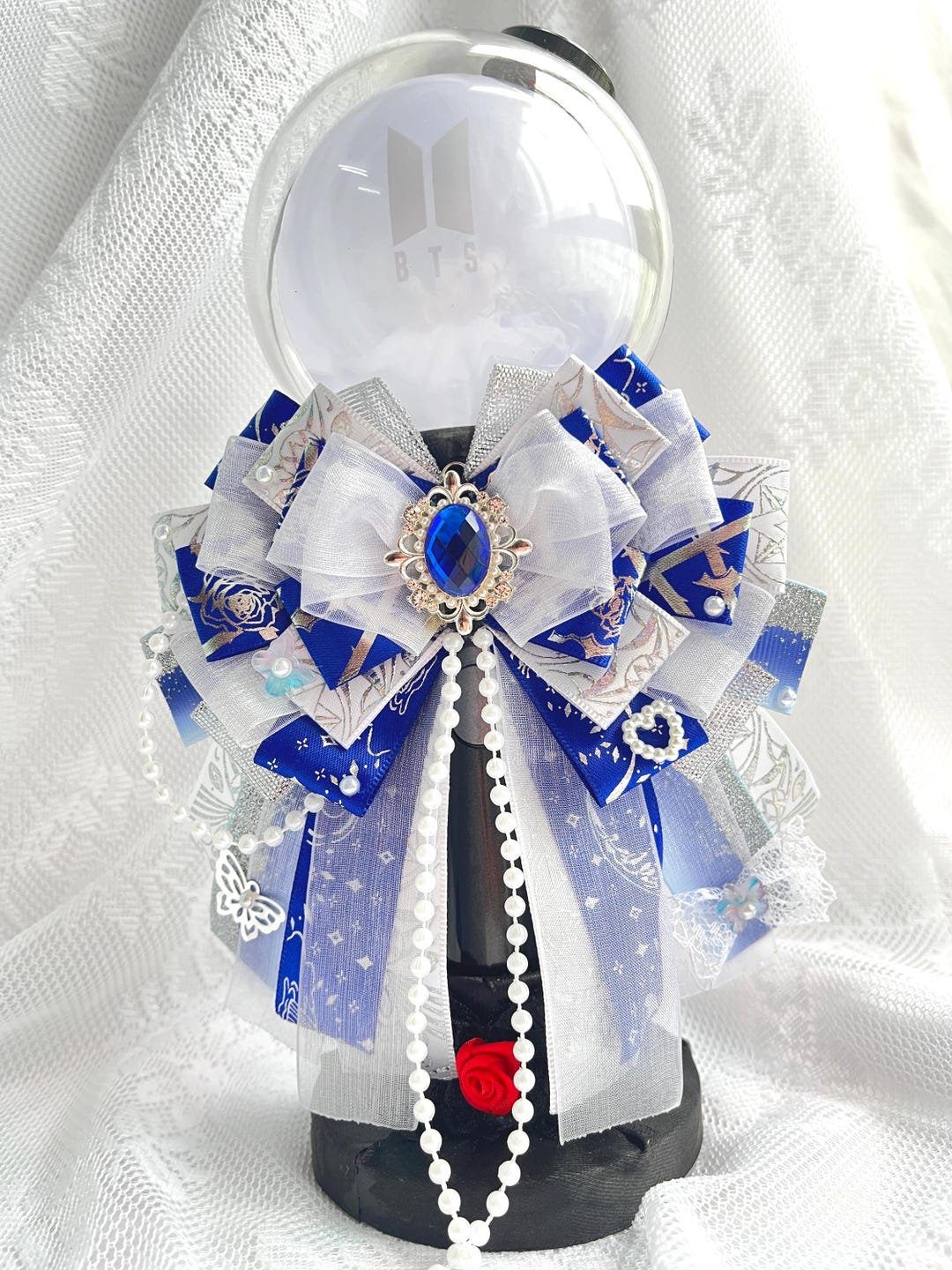 Concert Hand Ribbon Superjunior Handmade Light Stick Ribbon Bow, SJ Decoration, Concert ...