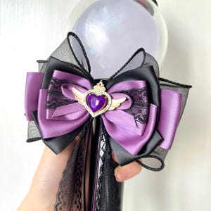 Light Stick Ribbon Bow, BTS Army Bow, Handmade Light Stick Accessory, Itabag Accessory, Concert Accessory, Bow for all lightstick K-pop
