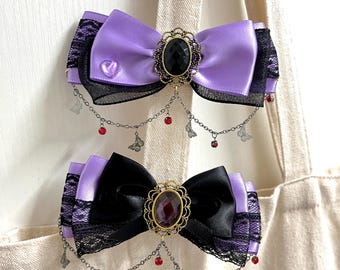 Handmade Ribbon Bow Bag Charm: Itabag Accessories (2PCS)