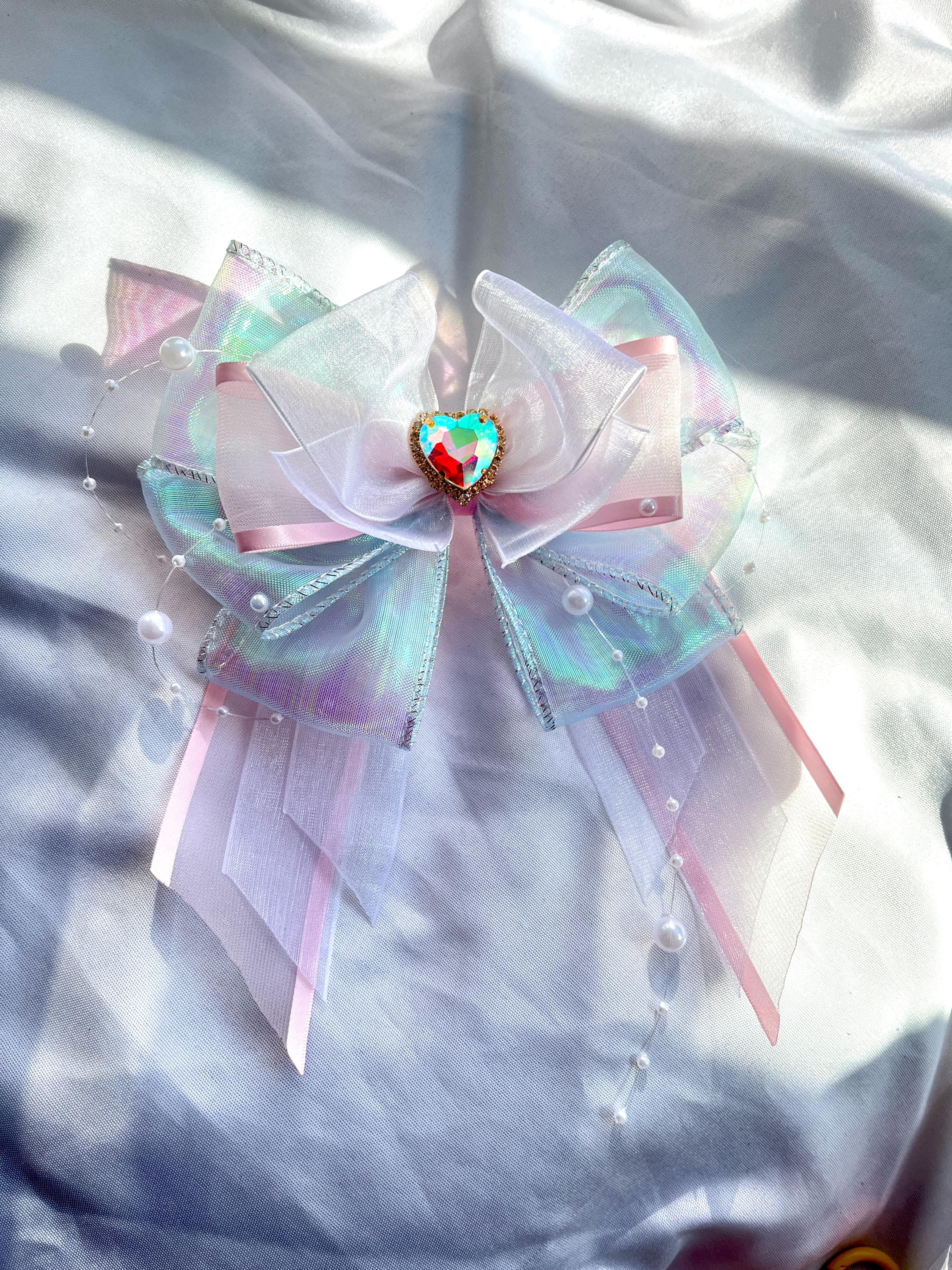 Light Stick Ribbon Bow, Zb1 Light Stick Bow, Handmade Ribbon