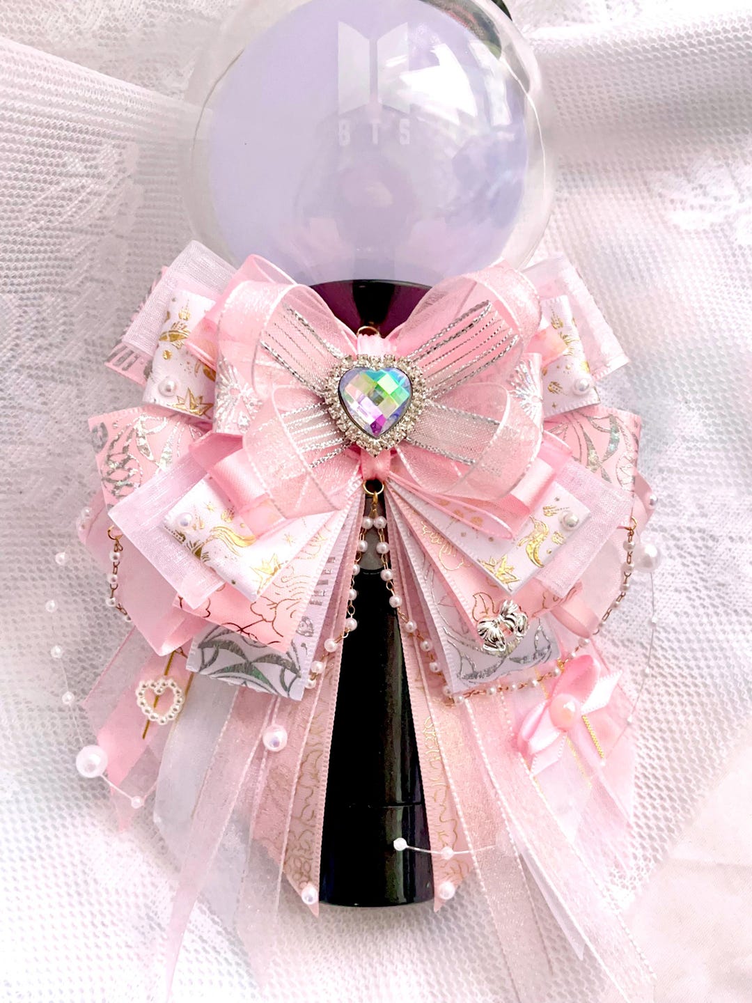 Amazon.com: LIGHT Lightstick Bow Anime Ita Bag Deco Kpop