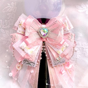 Light Stick Ribbon Bow, Handgefertigte Ribbon Bow, Light Stick Accessory, Itabag Accessory, Konzert Accessory, Bow für alle lightstick K-Pop
