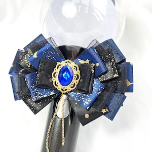 Light Stick Ribbon Bow, Handmade Ribbon Bow, Light Stick Accessory, Bow for all lightstick, Concert Accessory, Bow for all lightstick K-pop
