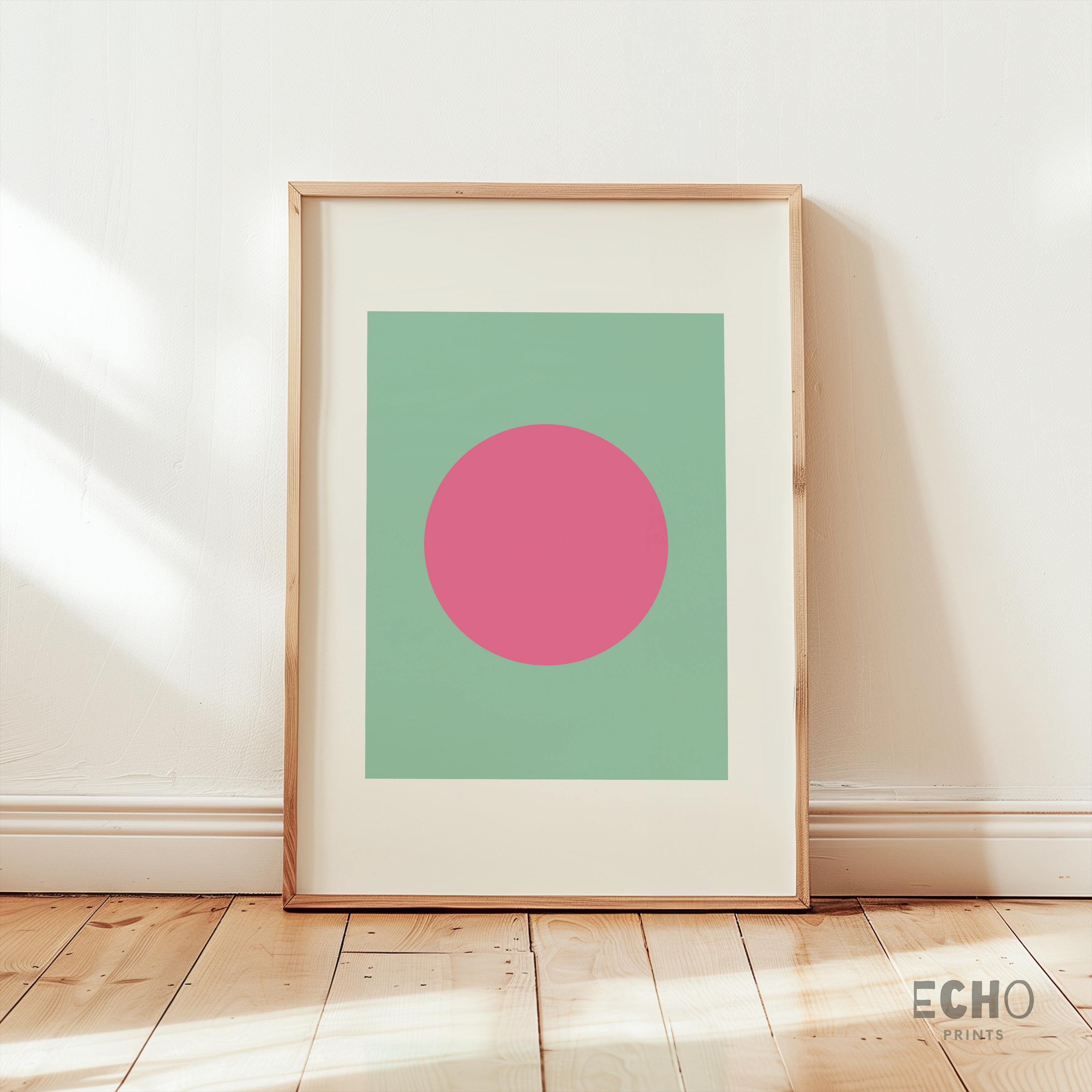 Minimalist Geometric Wall Art Abstract Circle Print Modern Pink And minimalist-geometric-wall-art-abstract-circle-print-modern-pink-and