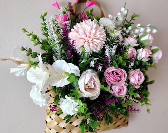 Artificial flower basket T