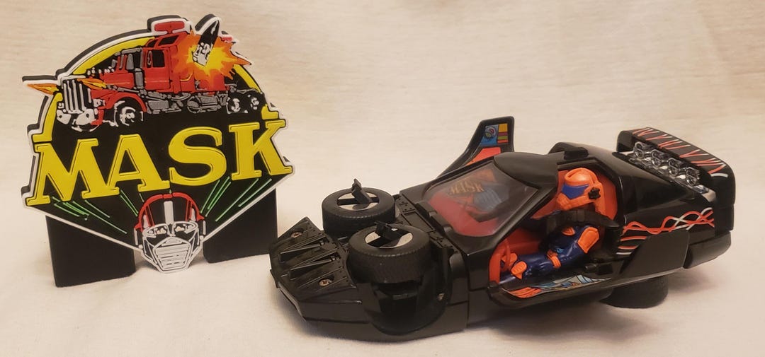 M.A.S.K. LOGO Display Kenner Decorative Self Standing MASK - Etsy