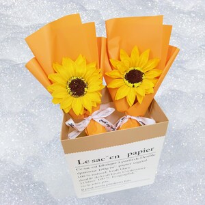 Sol para a turma – Mini buquês de formatura com amor, casamentos e desejos especiais + cartão escrito à mão, presente para formatura