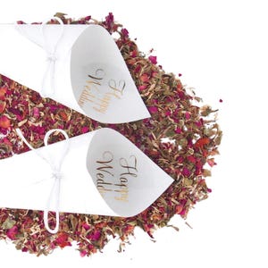 Forniture per decorazioni per feste di nozze, coriandoli di fiori secchi per matrimoni all'aperto, carta kraft da 30 pezzi disponibile per singoli pezzi