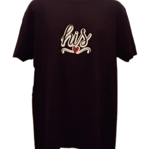 Mens t-shirt - His or Hers printed t-shirts