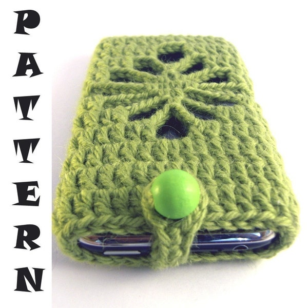 iPhone / iPod touch Cosy Cover - CROCHET PATTERN - 2 designs in 1