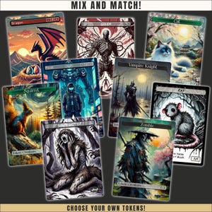 Mix n Match - Choose your own Magic Tokens & Lands