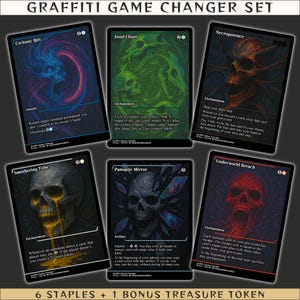 MTG Proxy Karten Set im 8-Bit Pixelstil – Shock Länder + Ancient Tomb | Fan Art Länder für Commander | Magic The Gathering Retro Proxies