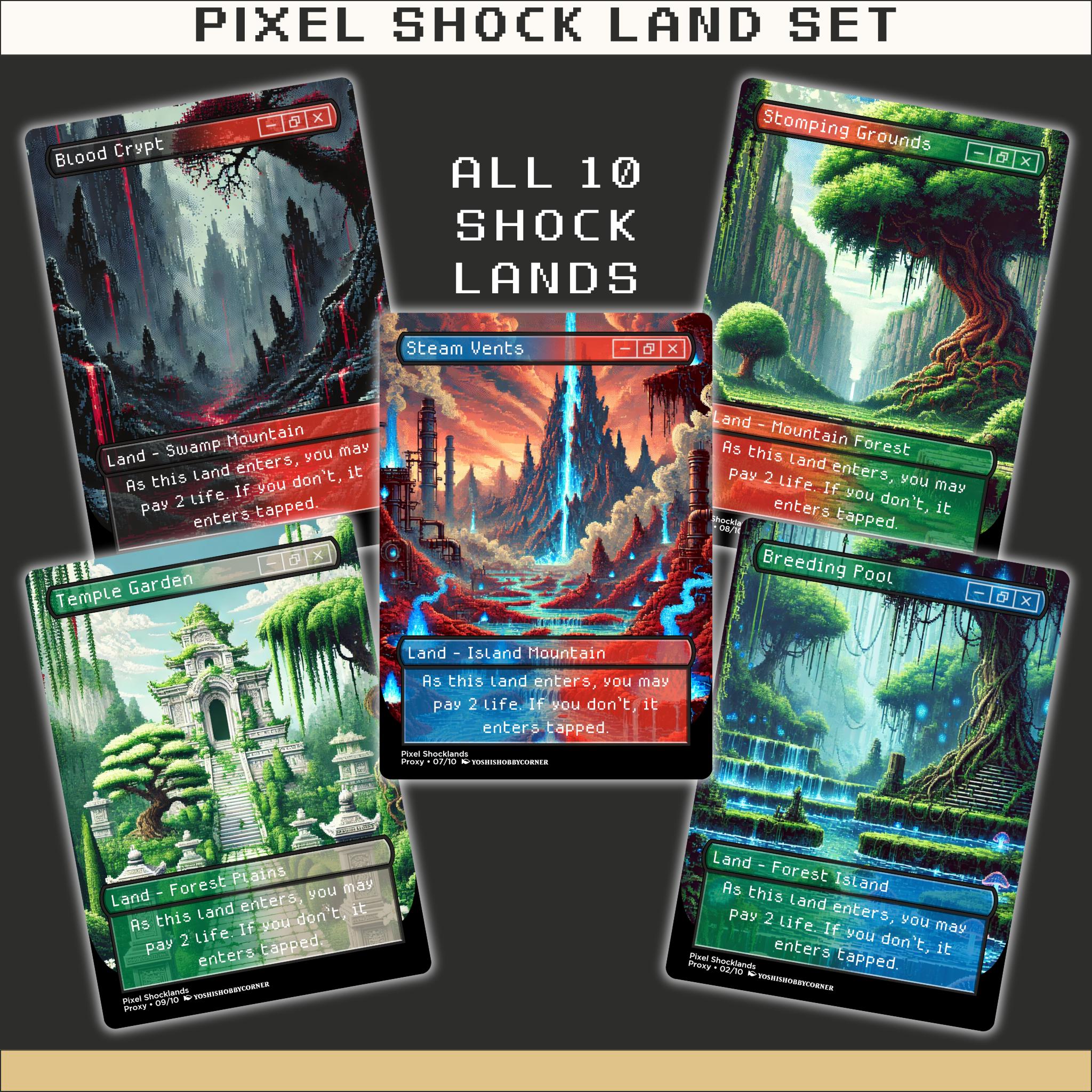 MTG 【英語版】土地　ショックランド　Shock Lands　4枚セット MTG 【英語版】土地 ショックランド Shock Lands 4枚セット Mtg