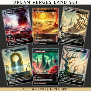 MTG Proxy Dream Verges Set (10 cards) | Abstract Magical Artstyle | Magic the Gathering Proxies | Staples | CEDH Commander Cards