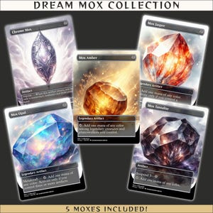 MTG Mox Sammlung Proxy Karten | magischer Traum Stil | Staples | Magic the Gathering Proxies | CEDH High Power Karten Moxe