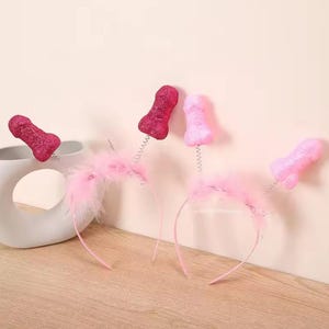 Novelty Headband, Bachelorette Party Hair Accessory, Bridal Shower Fun, Bride Headwear, Party Favor