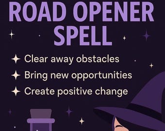 Road Opener Spell, Blockage Removal, New Opportunities, Success Ritual (Digital PDF Report)