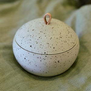 Pot à sel en céramique, Cave à sel, Céramique fait main, Pot à thé, Pot bijoux, Pot à sucre, Création artisanale