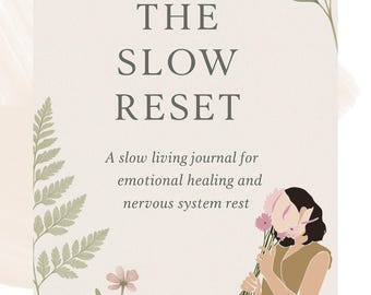 Burnout Recovery Journal | Nervous System Reset, Emotional Healing Workbook (PDF)