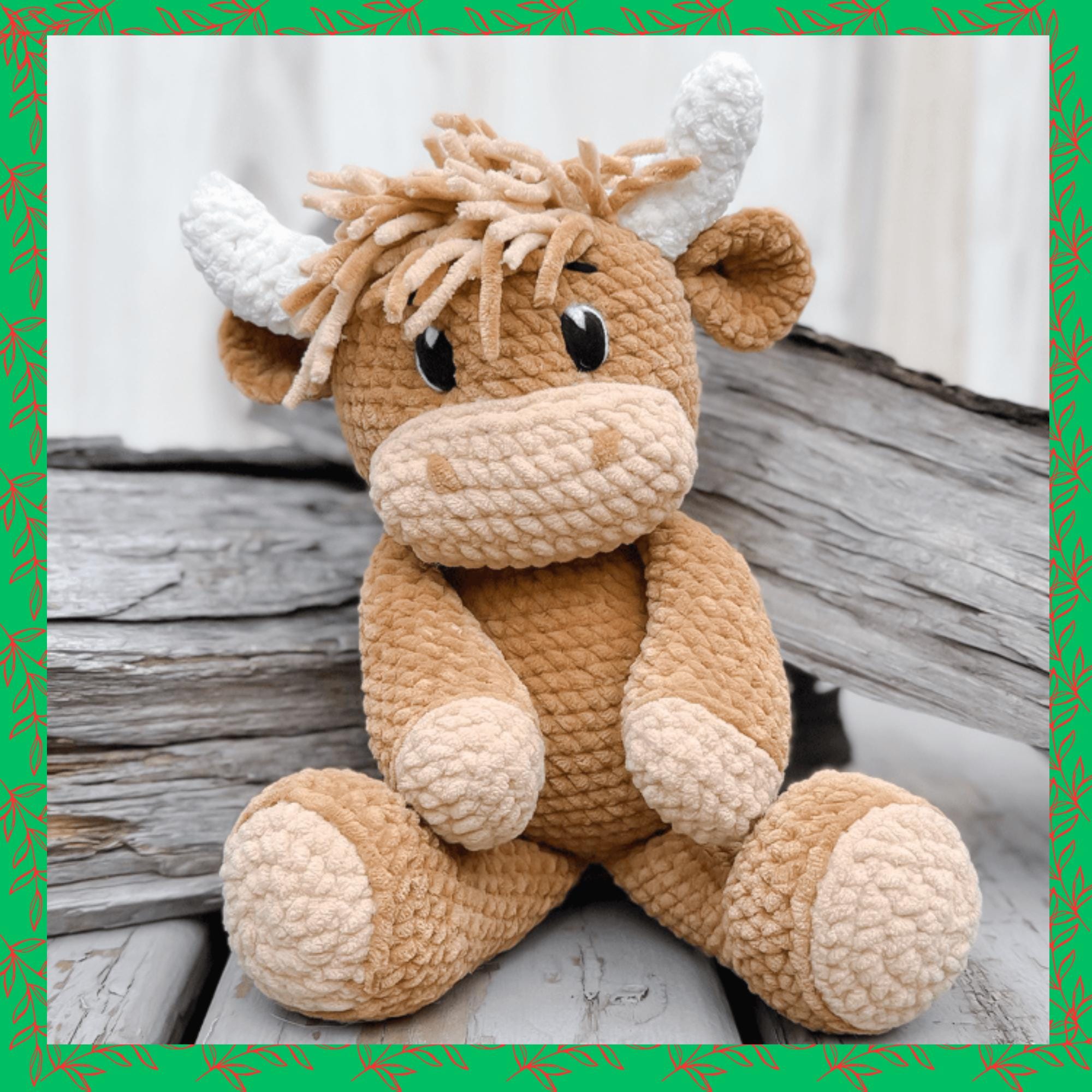 Highland Cow Crochet Pattern PDF