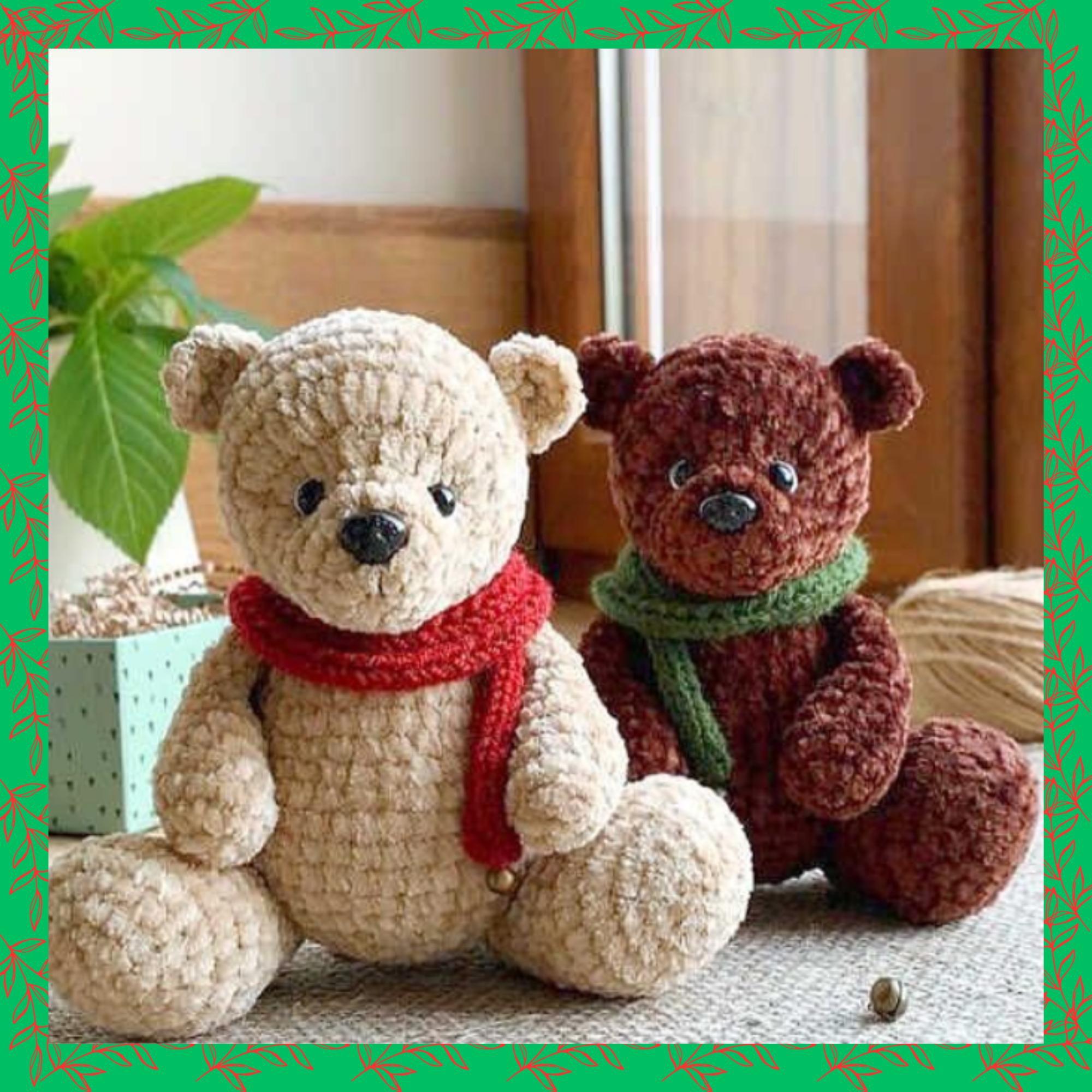 Plush Teddy Bear Amigurumi Crochet Toy Pattern Pdf, Stuffed Plush Easy ...